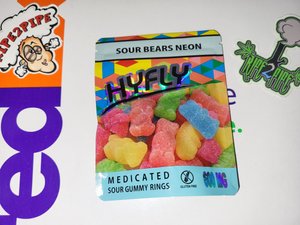 Sour Bears Neon Gummies